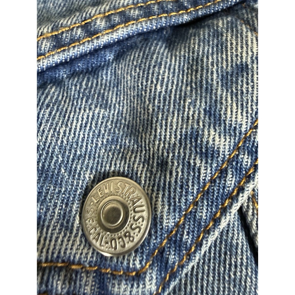Levis Trucker Jacket Adult Small Snap Vintage Fit Button Up Hooded Mens - Picture 5 of 14